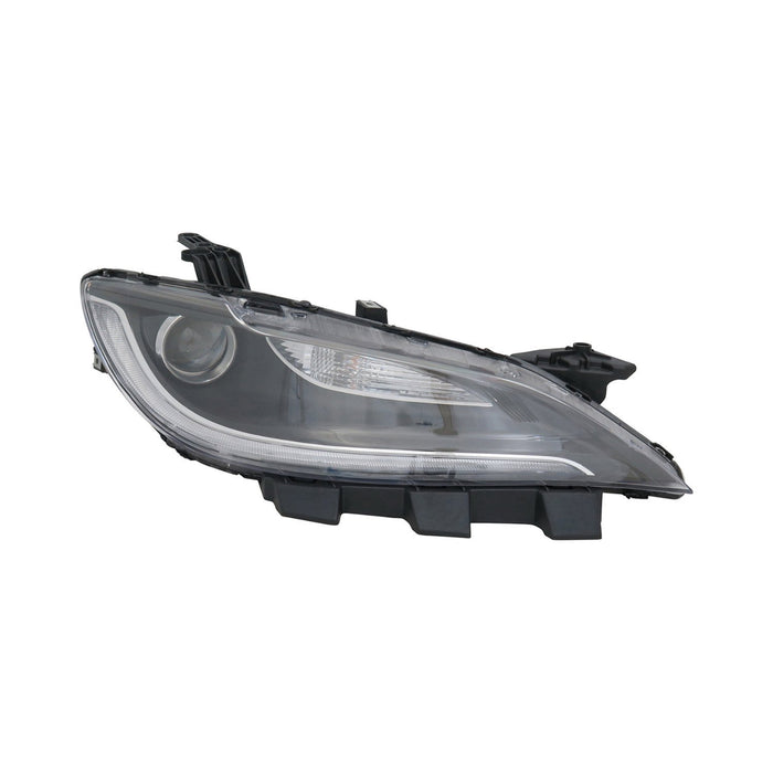 2016-2017 Chrysler 200 Passenger Side Headlight Assembly Halogen W/O Led Drl Chrome Trim Composite - CH2503260-Partify-Painted-Replacement-Body-Parts