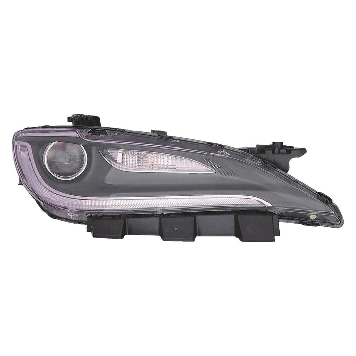 2015-2016 Chrysler 200 Passenger Side Headlight Assembly Led W/Led Drl Chrome Trim Composite - CH2503264-Partify-Painted-Replacement-Body-Parts