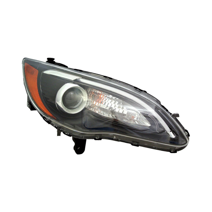 2011 Chrysler 200 S Passenger Side Headlight Assembly To 5-2-12 Chrome Bezel Composite - CH2503274-Partify-Painted-Replacement-Body-Parts