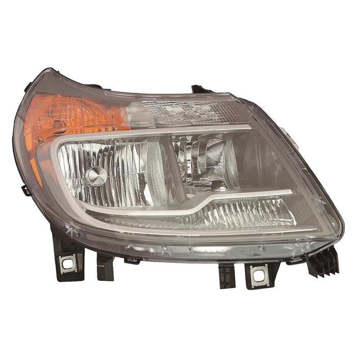 2014-2022 Ram ProMaster 1500/2500/3500 Passenger Side Headlight Assembly W/Daytime Running Lamps Composite - CH2503291-Partify-Painted-Replacement-Body-Parts