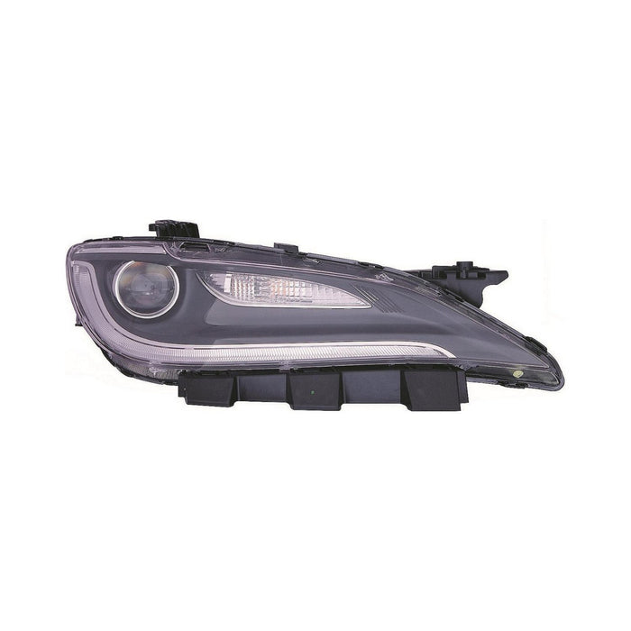 2016-2017 Chrysler 200 Passenger Side Headlight Assembly Halogen W/Led Drl Chrome Trim Composite - CH2503293-Partify-Painted-Replacement-Body-Parts