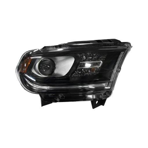 2016-2020 Dodge Durango Passenger Side Headlight Assembly Halogen W/O Drl Chrome Trim Composite - CH2503303-Partify-Painted-Replacement-Body-Parts