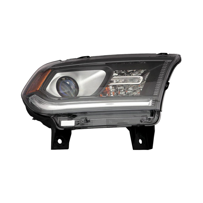 2014-2015 Dodge Durango Passenger Side Headlight Assembly Halogen W/Drl Trim Composite - CH2503304-Partify-Painted-Replacement-Body-Parts