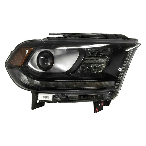 2016-2020 Dodge Durango Passenger Side Headlight Assembly Halogen W/Drl Trim Composite - CH2503305-Partify-Painted-Replacement-Body-Parts