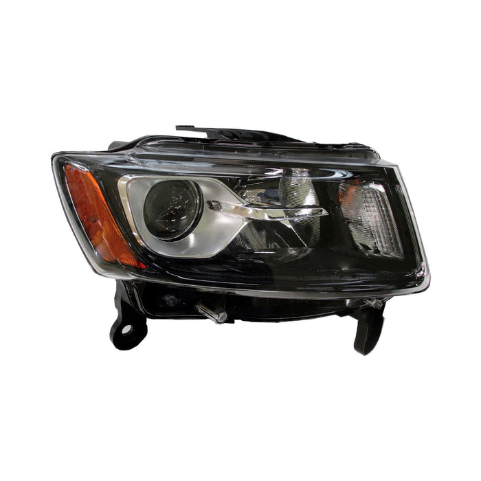 2014-2016 Jeep Grand Cherokee Passenger Side Headlight Assembly Halogen Standard Type Composite - CH2503308-Partify-Painted-Replacement-Body-Parts