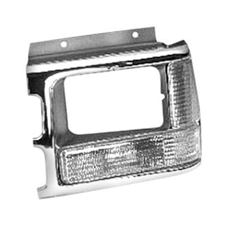 1991-1996 Dodge Dakota Driver Side Headlight Door W/Sealed Beam Lamps W/Lens Bright & & Dark Argent - CH2512163-Partify-Painted-Replacement-Body-Parts