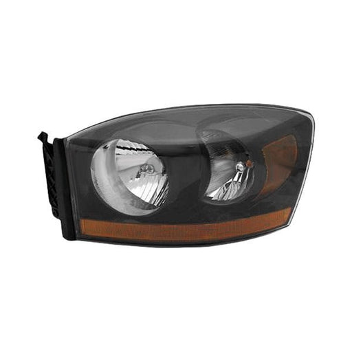 2006 Dodge Ram 1500/2500/3500 Driver Side Headlight Lens Housing New Style W/ Bezel - CH2518115-Partify-Painted-Replacement-Body-Parts