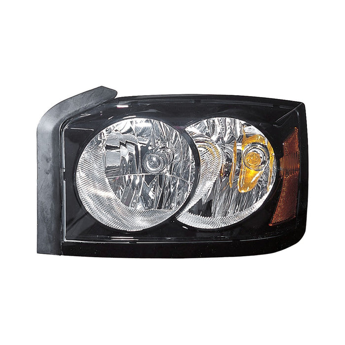 2006-2007 Dodge Dakota Driver Side Headlight Lens Housing W/ Bezel - CH2518116-Partify-Painted-Replacement-Body-Parts