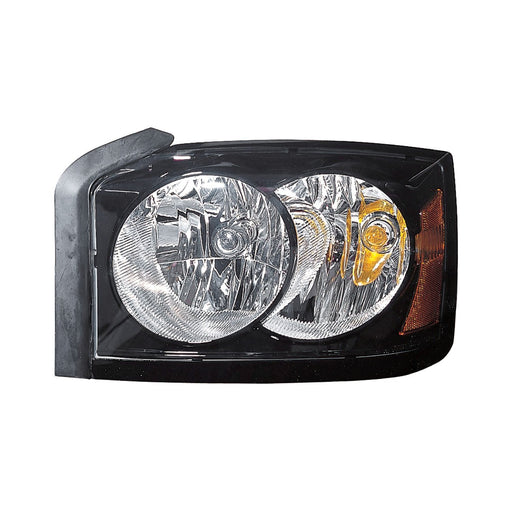 2006-2007 Dodge Dakota Driver Side Headlight Lens Housing W/ Bezel - CH2518116-Partify-Painted-Replacement-Body-Parts