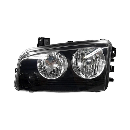 2006-2010 Dodge Charger Driver Side Headlight Lens Housing From 11-8-06 - CH2518132-Partify-Painted-Replacement-Body-Parts
