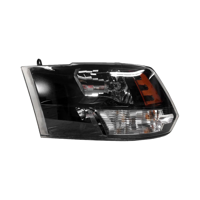 2013-2024 Ram 1500/1500 Classic/2500/3500 Driver Side Headlight Lens Housing Halogen Standard Type Bezel - CH2518149-Partify-Painted-Replacement-Body-Parts