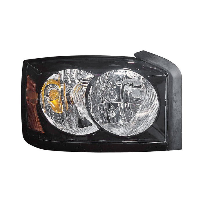 2006-2007 Dodge Dakota Passenger Side Headlight Lens Housing W/ Bezel - CH2519116-Partify-Painted-Replacement-Body-Parts