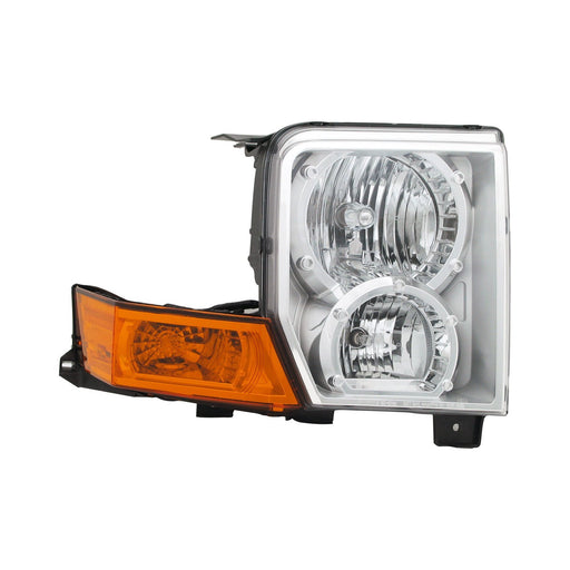 2006-2010 Jeep Commander Passenger Side Headlight Lens Housing Halogen - CH2519117-Partify-Painted-Replacement-Body-Parts
