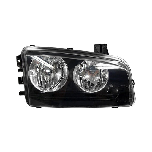 2006-2010 Dodge Charger Passenger Side Headlight Lens Housing From 11-8-06 - CH2519132-Partify-Painted-Replacement-Body-Parts