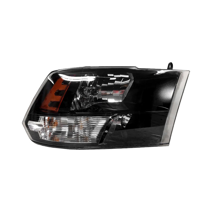 2013-2024 Ram 1500/1500 Classic/2500/3500 Passenger Side Headlight Lens Housing Halogen Standard Type Bezel - CH2519149-Partify-Painted-Replacement-Body-Parts