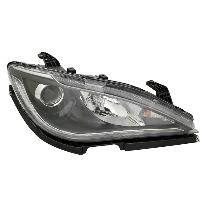2017-2022 Chrysler Pacifica/Voyager Passenger Side Headlight Lens Housing - CH2519153-Partify-Painted-Replacement-Body-Parts