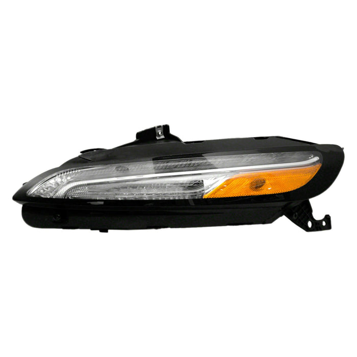 2014-2018 Jeep Cherokee Front Driver Side Turn Signal Light Drl/Park/Signal/Marker Assembly - CH2530104-Partify-Painted-Replacement-Body-Parts