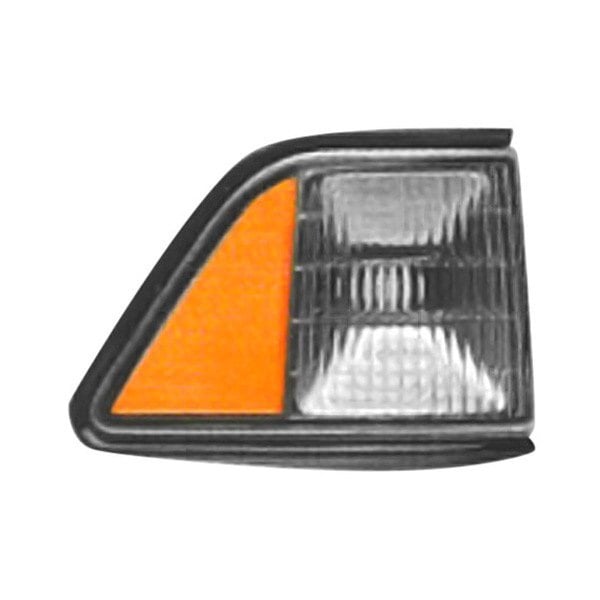 1992-1995 Chrysler LeBaron/Dodge Spirit/Plymouth Acclaim Front Passenger Side Side Marker Light Assembly Clear & Amber 4 Door Sedan - CH2551115-Partify-Painted-Replacement-Body-Parts
