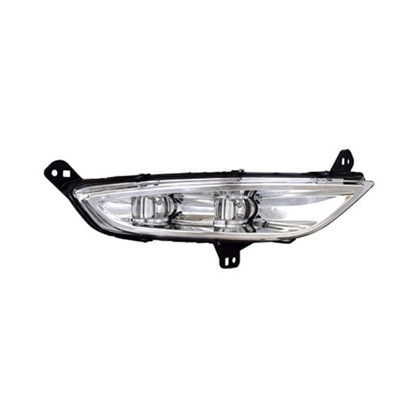 2015-2016 Chrysler 200 Passenger Side Fog Light Assembly Led Type Chrome Trim - CH2593150-Partify-Painted-Replacement-Body-Parts