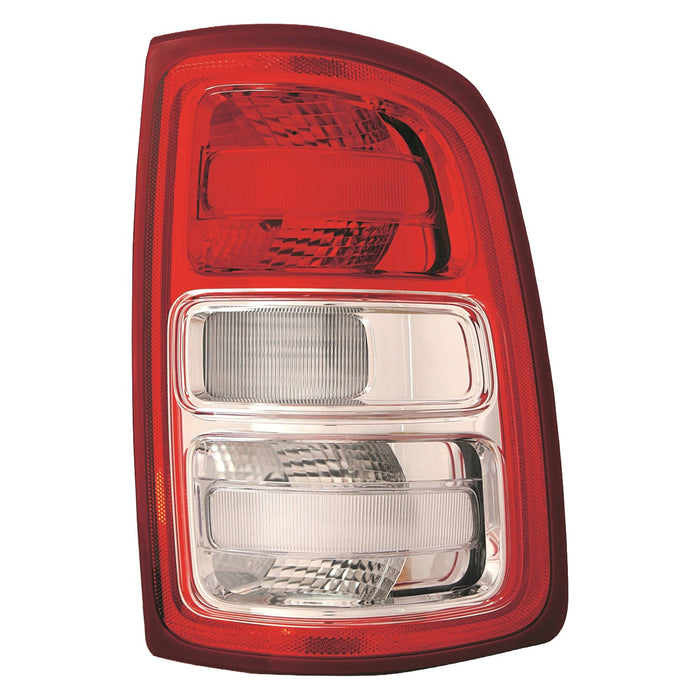 2019-2024 Ram 2500/3500 Passenger Side Tail Light Assembly Bulb Type Red Bezel - CH2801222-Partify-Painted-Replacement-Body-Parts