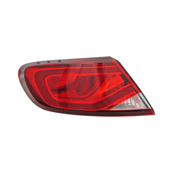 2015-2016 Chrysler 200 Driver Side Tail Light Assembly Outer - CH2804109-Partify-Painted-Replacement-Body-Parts