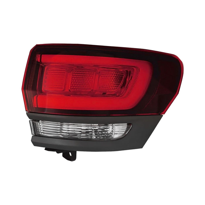 2017-2022 Jeep Grand Cherokee Summit Elite Platinum/Trackhawk/Trailhawk Passenger Side Tail Light Assembly Outer - CH2805117-Partify-Painted-Replacement-Body-Parts