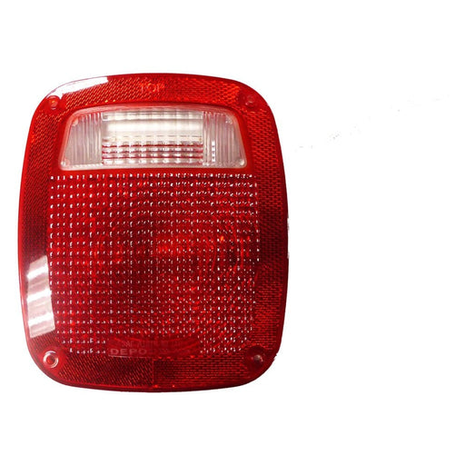 1987-2006 Jeep Wrangler Driver Side Tail Light Lens W/Gasket & Screws - CH2808106-Partify-Painted-Replacement-Body-Parts