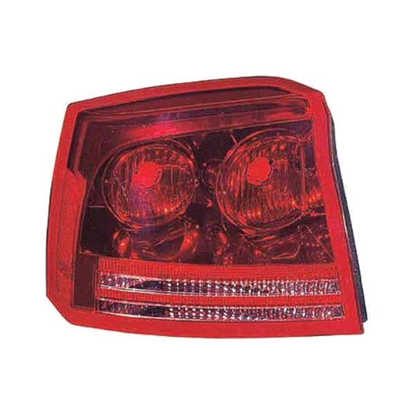 2006-2008 Dodge Charger Driver Side Tail Light Housing Includes Lens - CH2818105-Partify-Painted-Replacement-Body-Parts