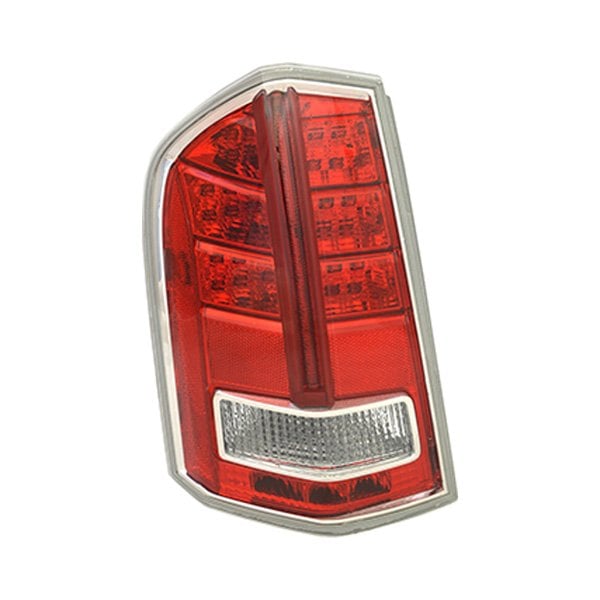 2013-2014 Chrysler 300 Base/C/C Luxury/S/SRT8/SRT8 Core Driver Side Tail Light Housing Chrome Includes Lens - CH2818134-Partify-Painted-Replacement-Body-Parts