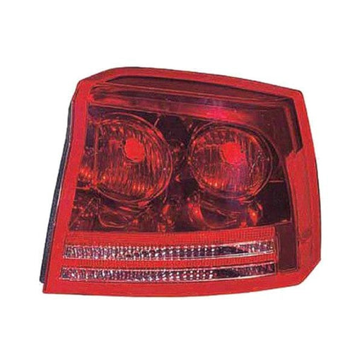 2006-2008 Dodge Charger Passenger Side Tail Light Housing Includes Lens - CH2819105-Partify-Painted-Replacement-Body-Parts