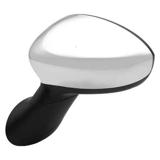 2012-2014 Fiat 500 Driver Side Door Mirror Type 1 Power Heated W/Cover Chrome Assembly - FI1320101-Partify-Painted-Replacement-Body-Parts