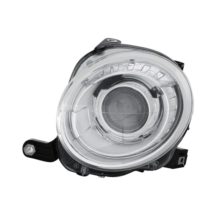 2012-2018 Fiat 500 Driver Side Headlight Assembly Type 1 W/O Trim Composite - FI2502100-Partify-Painted-Replacement-Body-Parts