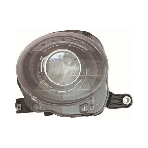 2012-2019 Fiat 500 Passenger Side Headlight Assembly Projector Type W/ Bezel W/Chrome Trim Composite - FI2503101-Partify-Painted-Replacement-Body-Parts