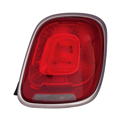 2016-2018 Fiat 500X Passenger Side Tail Light Housing Chrome Includes Lens - FI2819103-Partify-Painted-Replacement-Body-Parts