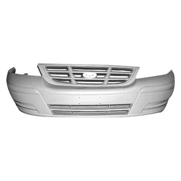 1999-2000 Ford Windstar Base/LX/LX Plus Front Bumper Blue Textured Bottom Paint To Match Upper - FO1000469-Partify-Painted-Replacement-Body-Parts