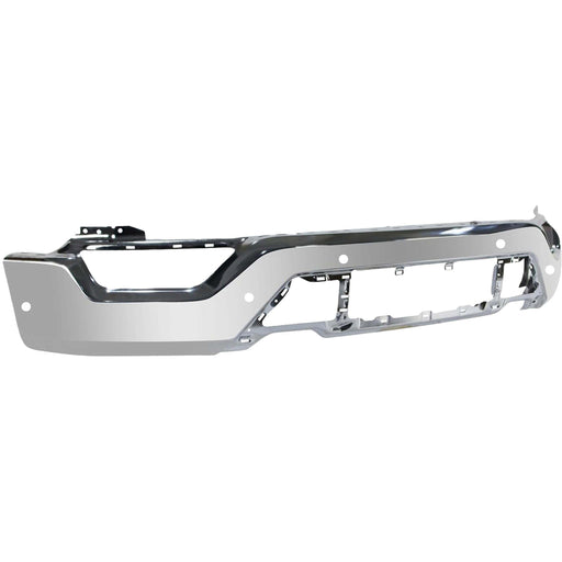 2021-2023 Ford F-150 Front Bumper Face Bar W/Active Park Assist Chrome - FO1002466-Partify-Painted-Replacement-Body-Parts