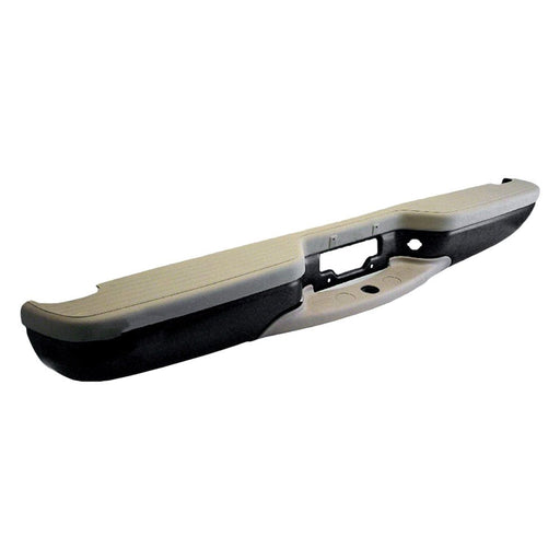 1997-2000 Ford Expedition Rear Bumper Assembly Includes Pads/Brackets/Hardware/Lic. Lamp W/Tan Pads - FO1101125-Partify-Painted-Replacement-Body-Parts