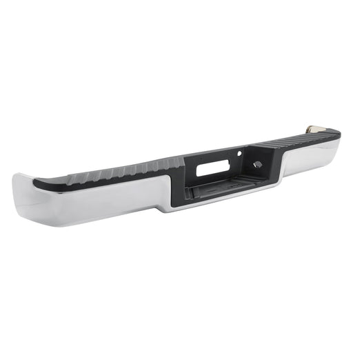 2004-2005 Ford F-150 Rear Bumper Assembly New Design W/O Sensor Complete Assembly Pull-Bar Design Bright - FO1103125-Partify-Painted-Replacement-Body-Parts