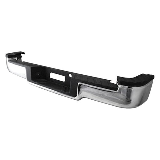 2004-2006 Ford F-150 Rear Bumper Assembly New Design W/O Sensor Complete Assembly Pull-Bar Design Bright - FO1103129-Partify-Painted-Replacement-Body-Parts