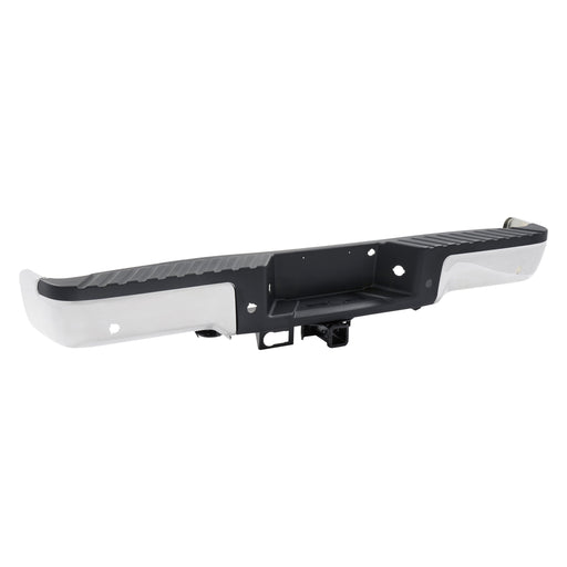 2009-2014 Ford F-150 Rear Bumper Assembly W/O Sensors W/Towing Base Pyld W/Lic Lamps Chrome - FO1103162-Partify-Painted-Replacement-Body-Parts