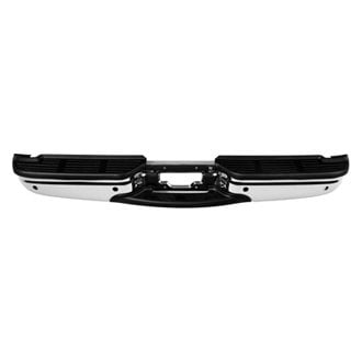 2001-2007 Ford F-250 Super Duty/F-350 Super Duty Rear Bumper Assembly W/Rear Object Sensor W/Pads W/Hitch Plate Chrome - FO1103173-Partify-Painted-Replacement-Body-Parts