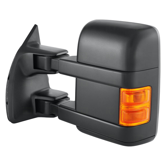 2008-2010 Ford F-250 Super Duty/F-350 Super Duty Driver Side Door Mirror Power Heated Man Telescoping W/Signal & Clearance Lamp W/Memory Assembly - FO1320356-Partify-Painted-Replacement-Body-Parts