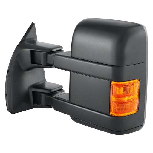 2008-2010 Ford F-250 Super Duty/F-350 Super Duty Driver Side Door Mirror Power Heated Man Telescoping W/Signal & Clearance Lamp W/Memory Assembly - FO1320356-Partify-Painted-Replacement-Body-Parts