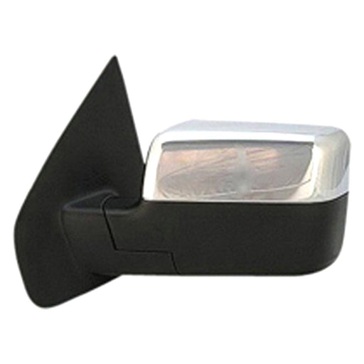 2007-2008 Ford F-150/Lincoln Mark LT Driver Side Door Mirror Power Heated W/Signal Lamp W/Puddle Lamp W/Memory Chrome Assembly - FO1320372-Partify-Painted-Replacement-Body-Parts
