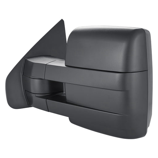 2011-2012 Ford F-150 Driver Side Door Mirror Trailer Tow Type Power Heated W/Memory W/Signal W/Puddle Lamp Texture Assembly - FO1320389-Partify-Painted-Replacement-Body-Parts