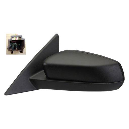 2010 Ford Mustang Base/GT/Shelby GT500 Driver Side Door Mirror Includes Textured & Covers Assembly - FO1320402-Partify-Painted-Replacement-Body-Parts