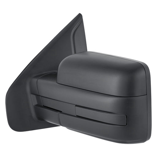 2011-2014 Ford F-150 Driver Side Door Mirror Standard Type Manual Textured Assembly - FO1320409-Partify-Painted-Replacement-Body-Parts