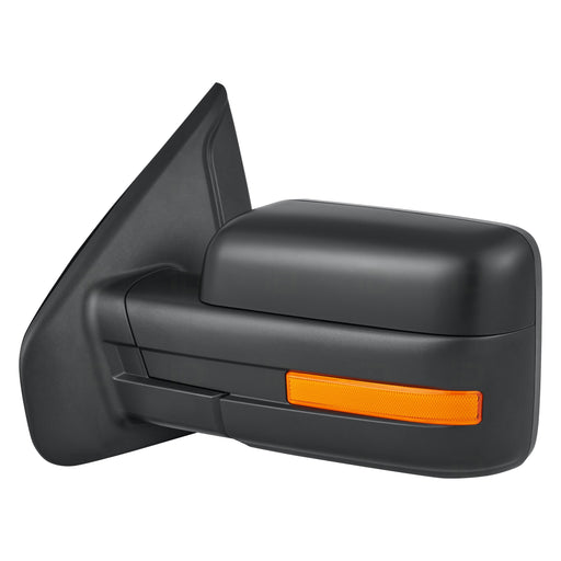 2011-2014 Ford F-150 Driver Side Door Mirror Standard Type Power W/Puddle Lamp W/Convex W/O Auto Dimmer Assembly - FO1320413-Partify-Painted-Replacement-Body-Parts