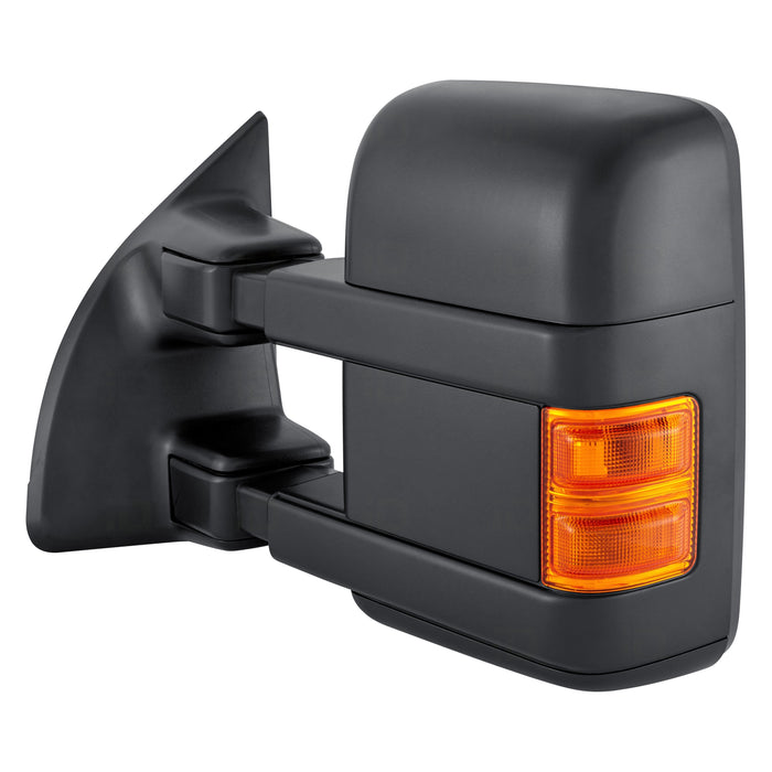 2008 Ford F-250 Super Duty/F-350 Super Duty Driver Side Door Mirror Power Pwr Telescoping W/O Memory W/O Cover Textured Assembly - FO1320425-Partify-Painted-Replacement-Body-Parts