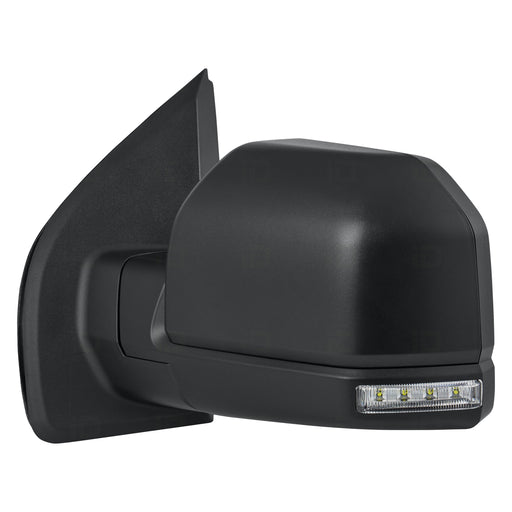 2018-2020 Ford F-150 Driver Side Door Mirror Standard Type Heated W/O Blind Spot Detection W/O Spot Lamp W/O Dimmer Blk Assembly - FO1320556-Partify-Painted-Replacement-Body-Parts